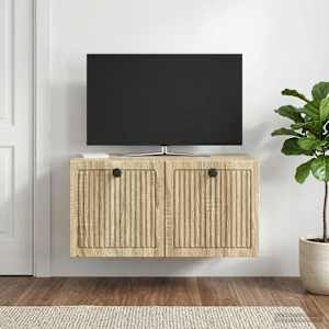 Nástěnná TV skříň Dub sonoma 59,5 x 41 x 30 cm Kompozitní dřevo - obrázek 4