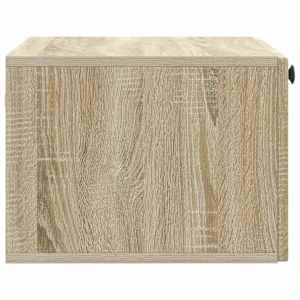 Nástěnná TV skříň Dub sonoma 59,5 x 41 x 30 cm Kompozitní dřevo - obrázek 7