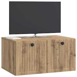 Nástěnná TV skříň 59,5 x 41 x 30 cm Dub artisan - obrázek 3
