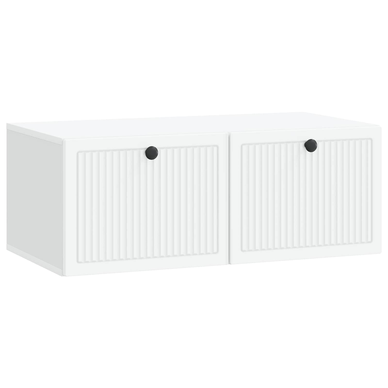 vidaXL Oglindă TV montată pe perete Pe perete Alb 78,5 x 41 x 30 cm