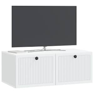 Nástěnná TV skříň Bílá 78,5 x 41 x 30 cm Kompozitní dřevo - obrázek 3