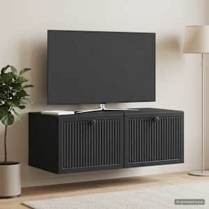 Nástěnná TV skříň Černá 78,5 x 41 x 30 cm Kompozitní dřevo - obrázek 1