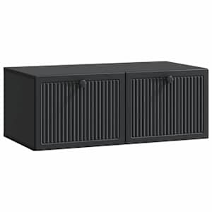 Nástěnná TV skříň Černá 78,5 x 41 x 30 cm Kompozitní dřevo - obrázek 2