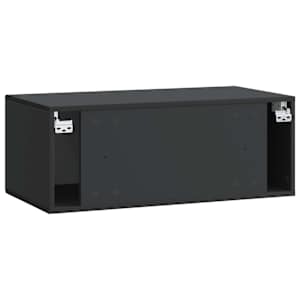 Nástěnná TV skříň Černá 78,5 x 41 x 30 cm Kompozitní dřevo - obrázek 8