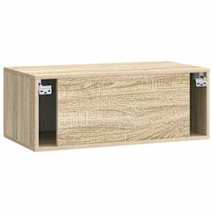 Nástěnná TV skříň Dub sonoma 78,5 x 41 x 30 cm Kompozitní dřevo - obrázek 8