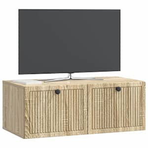 Nástěnná TV skříň Dub sonoma 78,5 x 41 x 30 cm Kompozitní dřevo - obrázek 3