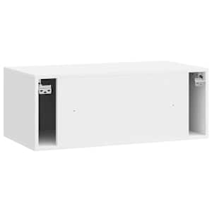 Nástěnná TV skříň Bílá s vysokým leskem 78,5 x 41 x 30 cm - obrázek 8