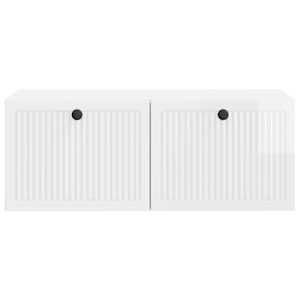 Nástěnná TV skříň Bílá s vysokým leskem 78,5 x 41 x 30 cm - obrázek 6