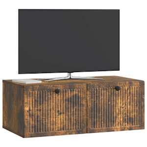 Nástěnná TV skříň Nástěnný Kouřový dub 78,5 x 41 x 30 cm - obrázek 3