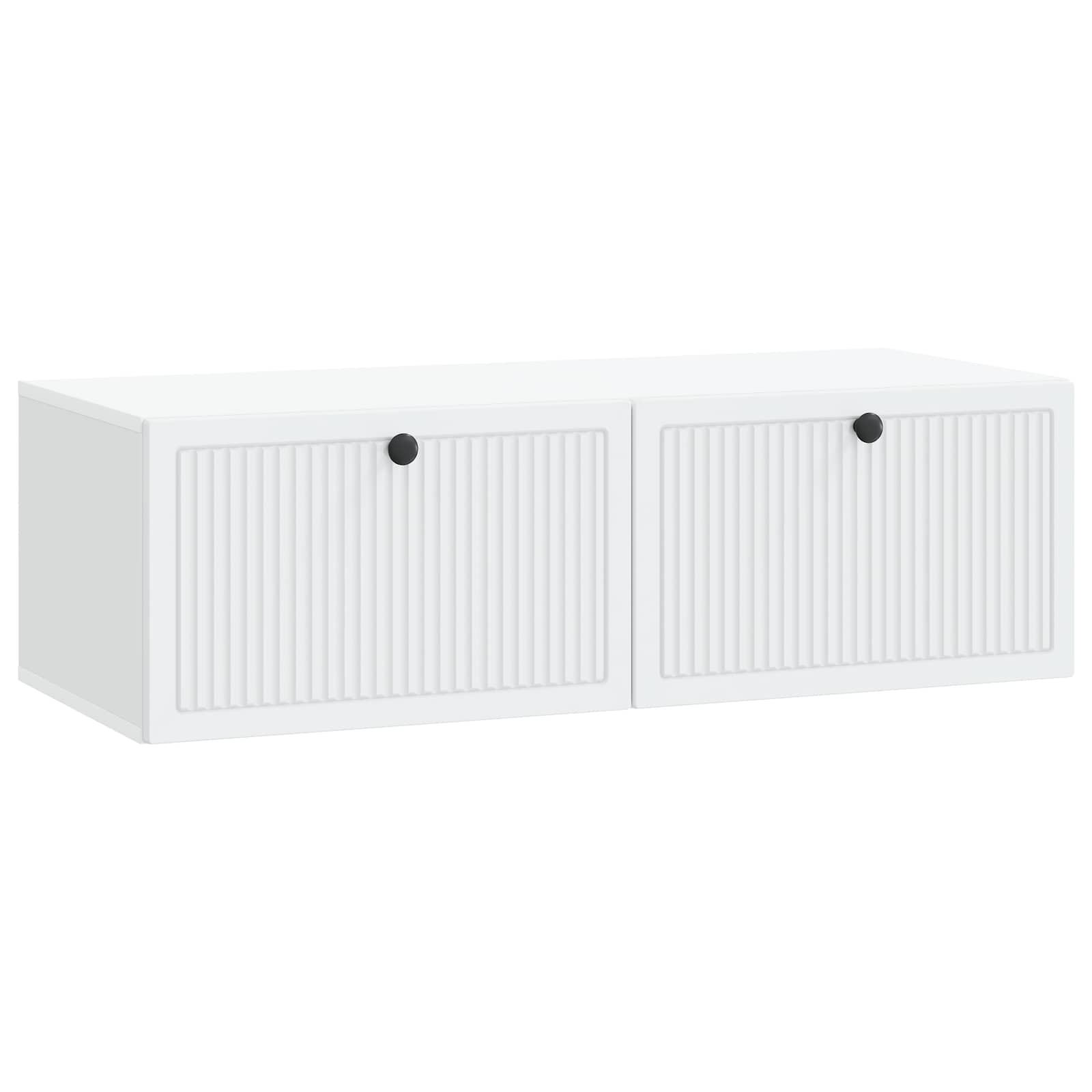 vidaXL Oglindă TV montată pe perete Alb 98 x 41 x 30 cm Lemn prelucrat