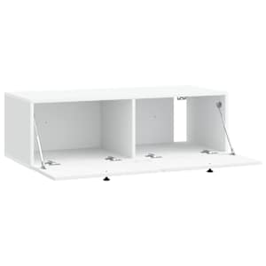 Nástěnná TV skříň Bílá 98 x 41 x 30 cm Kompozitní dřevo - obrázek 5