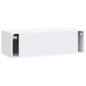 Nástěnná TV skříň Bílá 98 x 41 x 30 cm Kompozitní dřevo - obrázek 8