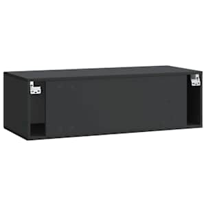 Nástěnná TV skříň Černá 98 x 41 x 30 cm Kompozitní dřevo - obrázek 8