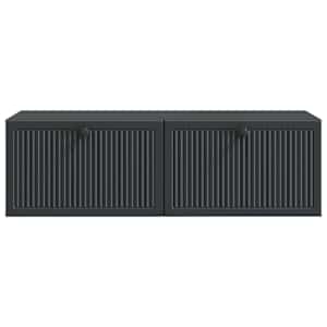 Nástěnná TV skříň Černá 98 x 41 x 30 cm Kompozitní dřevo - obrázek 6