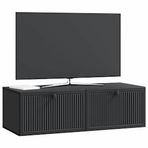 Nástěnná TV skříň Černá 98 x 41 x 30 cm Kompozitní dřevo - obrázek 3
