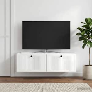 Nástěnná TV skříň Bílá s vysokým leskem 98 x 41 x 30 cm - obrázek 4