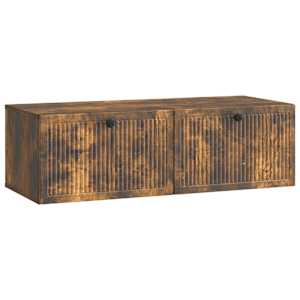 Nástěnná TV skříň Kouřový dub 98 x 41 x 30 cm Kompozitní dřevo - obrázek 2