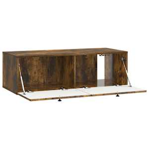 Nástěnná TV skříň Kouřový dub 98 x 41 x 30 cm Kompozitní dřevo - obrázek 5