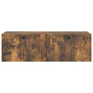 Nástěnná TV skříň Kouřový dub 98 x 41 x 30 cm Kompozitní dřevo - obrázek 6