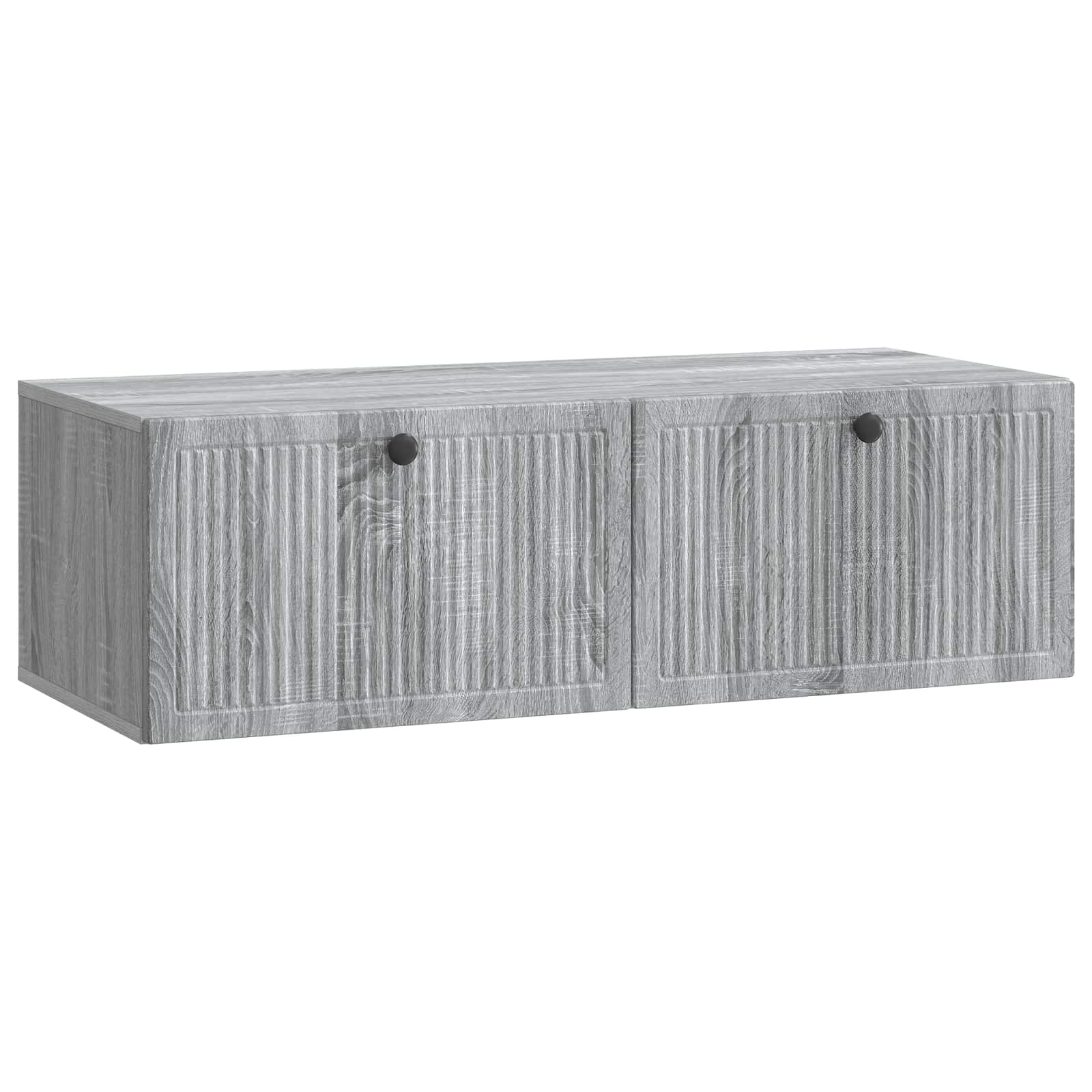 vidaXL Oglindă TV montată pe perete Sonoma gri 98 x 41 x 30 cm