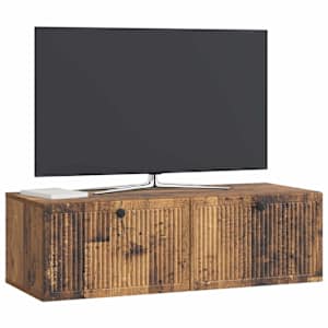 Nástěnná TV skříň Staré dřevo 98 x 41 x 30 cm Kompozitní dřevo - obrázek 3