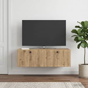 Nástěnná TV skříň 98 x 41 x 30 cm Dub artisan Kompozitní dřevo - obrázek 1