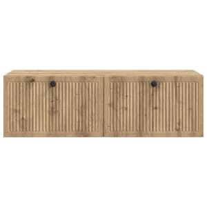 Nástěnná TV skříň 98 x 41 x 30 cm Dub artisan Kompozitní dřevo - obrázek 6
