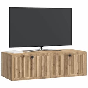 Nástěnná TV skříň 98 x 41 x 30 cm Dub artisan Kompozitní dřevo - obrázek 3