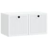 vidaXL Rippuv TV kapp Valge 59,5 x 31 x 30 cm Tehispuit