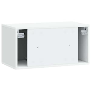 Nástěnná TV skříň Bílá 59,5 x 31 x 30 cm Kompozitní dřevo - obrázek 8