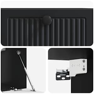 Nástěnná TV skříň Černá 59,5 x 31 x 30 cm Kompozitní dřevo - obrázek 9
