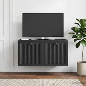 Nástěnná TV skříň Černá 59,5 x 31 x 30 cm Kompozitní dřevo - obrázek 1