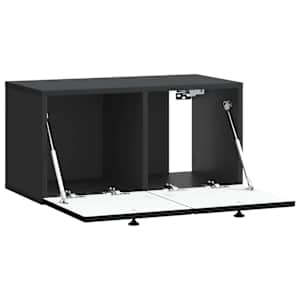 Nástěnná TV skříň Černá 59,5 x 31 x 30 cm Kompozitní dřevo - obrázek 5