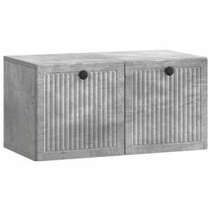 Nástěnná TV skříň Nástěnný Betonově šedá 59,5 x 31 x 30 cm - obrázek 2