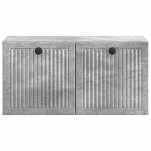 Nástěnná TV skříň Nástěnný Betonově šedá 59,5 x 31 x 30 cm - obrázek 6