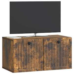 Nástěnná TV skříň Nástěnný Kouřový dub 59,5 x 31 x 30 cm - obrázek 3