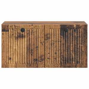 Nástěnná TV skříň Nástěnný Staré dřevo 59,5 x 31 x 30 cm - obrázek 6