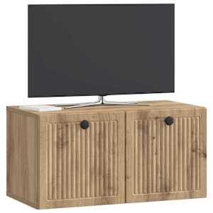 Nástěnná TV skříň 59,5 x 31 x 30 cm Dub artisan - obrázek 3