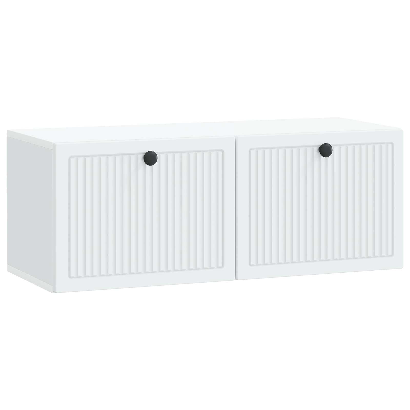 vidaXL Oglindă TV montată pe perete Pe perete Alb 78,5 x 31 x 30 cm