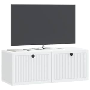 Nástěnná TV skříň Bílá 78,5 x 31 x 30 cm Kompozitní dřevo - obrázek 3