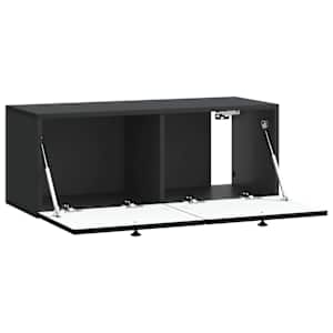 Nástěnná TV skříň Černá 78,5 x 31 x 30 cm Kompozitní dřevo - obrázek 5