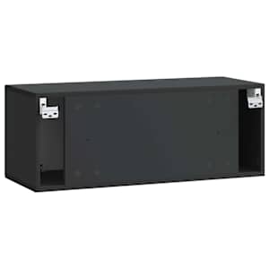 Nástěnná TV skříň Černá 78,5 x 31 x 30 cm Kompozitní dřevo - obrázek 8