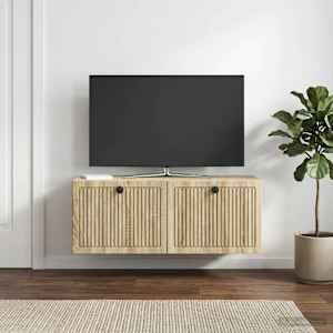 Nástěnná TV skříň Dub sonoma 78,5 x 31 x 30 cm Kompozitní dřevo - obrázek 4