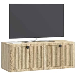 Nástěnná TV skříň Dub sonoma 78,5 x 31 x 30 cm Kompozitní dřevo - obrázek 3