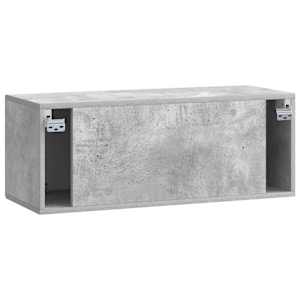 Nástěnná TV skříň Nástěnný Betonově šedá 78,5 x 31 x 30 cm - obrázek 8