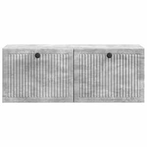 Nástěnná TV skříň Nástěnný Betonově šedá 78,5 x 31 x 30 cm - obrázek 6