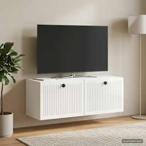 Nástěnná TV skříň Bílá s vysokým leskem 78,5 x 31 x 30 cm - obrázek 1
