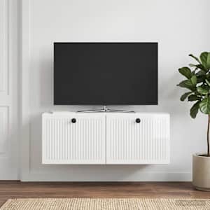 Nástěnná TV skříň Bílá s vysokým leskem 78,5 x 31 x 30 cm - obrázek 4
