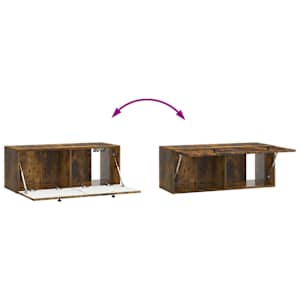 Nástěnná TV skříň Nástěnný Kouřový dub 78,5 x 31 x 30 cm - obrázek 10