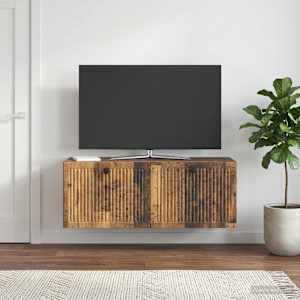 Nástěnná TV skříň Nástěnný Staré dřevo 78,5 x 31 x 30 cm - obrázek 4